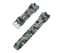 KAXSFE Bracelet camouflage compatible avec Casio G-Shock G-9200 GW-9200 9101 9102 9110 9125, bracelet de montre de sport étanche en caoutchouc et résine for homme(Camo Army green)
