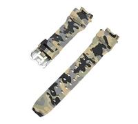 KAXSFE Bracelet camouflage compatible avec Casio G-Shock G-9200 GW-9200 9101 9102 9110 9125, bracelet de montre de sport étanche en caoutchouc et résine for homme(Camouflage Khaki)