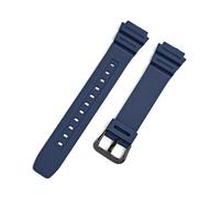 KAXSFE Bracelet de montre convexe en résine et caoutchouc, compatible avec Casio G-Shock AQ-S810W AE-1200 1300 W-216H W-735H SGW-400 F-108WH MRW-200H, 18 mm(Royal blue02)
