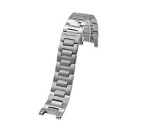KAXSFE Bracelet de montre en acier inoxydable compatible avec le bracelet de montre Cartier PASHA for homme, bracelet en acier inoxydable 22-14 mm, vis sans encoche 20-12(Silver,22-14mm)