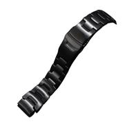 KAXSFE Bracelet de montre en acier inoxydable massif 18 mm, compatible avec Casio PROTREK PRG-260/270/500 PRW3500/2500/5100, for Seiko, compatible les bracelets(Black)