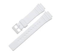 KAXSFE Bracelet de montre en résine compatible avec les montres Casio MRW-200H S300 LRW-200H. Accessoires(White)