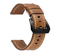 KAXSFE Bracelet de montre rétro en cuir de veau for Seiko, compatible avec les bracelets Omega Bund, for hommes et femmes, bracelets de sport, ceinture(Brown,18mm)