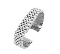 KAXSFE Bracelet de montre sport 13 mm, 17 mm, 20 mm, 21 mm, compatible avec Rolex DATEJUST, DAY-DATE, OYSTERPERTUAL DATE, hommes et femmes, bracelet en acier(Silver-5,21mm)