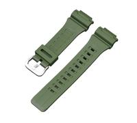 KAXSFE Bracelet de montre sport étanche en résine de silicone for homme, compatible avec Casio G-Shock AQ-S810W/S800W AE-1200 AEQ-110W MCW-200H W-735H(Army green)
