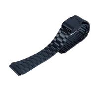 KAXSFE Bracelet de montre vintage en acier inoxydable, compatible avec Casio F91W F84 F105 F108 A158/A168 AE1200/1300, bracelet universel doré for homme(Black)