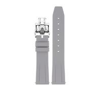 KAXSFE Bracelet en caoutchouc silicone compatible avec les montres VC FIFTYSIX MALTE METIERS D'ART, accessoires de montre 19 mm, 20, 21, 22, bracelet plongée(04 silver,21mm)