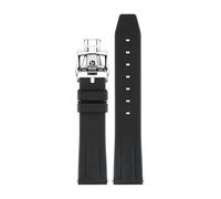 KAXSFE Bracelet en caoutchouc silicone compatible avec les montres VC FIFTYSIX MALTE METIERS D'ART, accessoires de montre 19 mm, 20, 21, 22, bracelet plongée(02 silver,21mm)