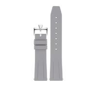 KAXSFE Bracelet en caoutchouc silicone compatible avec les montres VC FIFTYSIX MALTE METIERS D'ART, accessoires de montre 19 mm, 20, 21, 22, bracelet plongée(04 VC silver,19mm)