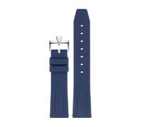 KAXSFE Bracelet en caoutchouc silicone compatible avec les montres VC FIFTYSIX MALTE METIERS D'ART, accessoires de montre 19 mm, 20, 21, 22, bracelet plongée(07 VC silver,20mm)