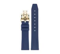 KAXSFE Bracelet en caoutchouc silicone compatible avec les montres VC FIFTYSIX MALTE METIERS D'ART, accessoires de montre 19 mm, 20, 21, 22, bracelet plongée(06 gold,22mm)