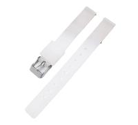 KAXSFE Bracelet en silicone 12 mm compatible avec les montres Casio LQ-139 LQ-130/140, bracelet de montre en caoutchouc souple et ultra-fin for femmes, bracelet universel(Transparent 01)