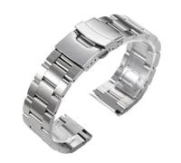 KAXSFE Bracelet métallique à extrémité droite compatible avec Seiko SKX007/009 for bracelet Oyster Band 18 mm, 20, 22, 24, 26, universel en acier inoxydable massif(24MM_ABOUT 175MM)