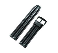 KAXSFE Bracelet rétro en cuir de veau huilé et ciré 20 mm, 22, 24, à dégagement rapide, compatible avec les montres Seiko for hommes. Accessoires(Black,20mm)