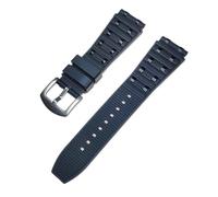 KAXSFE Compatible avec le bracelet de montre Breitling Chronomat B01, en caoutchouc silicone étanche, convexe, accessoires(Black)