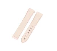 KAXSFE Compatible avec les bracelets de montre Omega Joint Name Swatch Planet Series, motif tissé, interface arc, boucle déployante en acier inoxydable, remplacement des bracelets en silicone(Pink-No