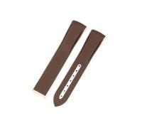KAXSFE Compatible avec les bracelets de montre Omega Joint Name Swatch Planet Series, motif tissé, interface arc, boucle déployante en acier inoxydable, remplacement des bracelets en silicone(Brown-No