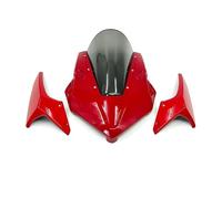 KAXSFE Compatible with Honda CBR650R CBR650 R 2019 2020 2021 2022 2023 Hood Fairing Upper Front Head Cowl Fairing Windshield Windscreen(Red Smoke)