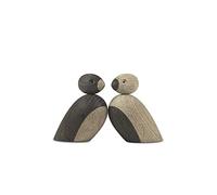 Kay Bojesen Couple de moineaux petites figurines 5.5 cm Figurines en bois, bois