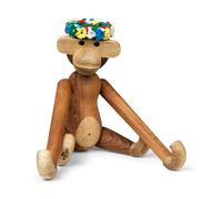 Kay Bojesen Denmark Petit singe Kay Bojesen avec couronne de fleurs