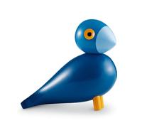Kay Bojesen Figurine en bois Oiseau chanteur Kay hêtre laqué bleu