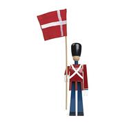 Kay Bojesen Porte-drapeau avec drapeau en tissu 29,5 cm