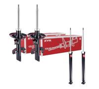 KAYABA Set De 4 Amortisseurs Avant + Arrière Pour FIAT G. Punto Evo ABARTH