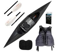 Kayak Beach LT Sport Oru Kayak - Black + Gilet de sauvetage PFD Oru Kayak - Ensemble XS-M
