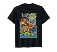 Kayak Comique Boater Cross Crash Boom T-Shirt