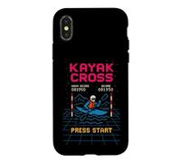 Kayak Cross Press Start Arcade Coque pour iPhone X/XS