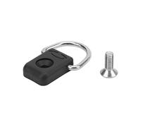 Kayak D Ring Fishing Rope Buckle with Screw Kit Stainless Steel Nylon Kayak Deck Fishing Rigging Accessory for Kayaks Small Boats Canoes Black 50x34x8mm