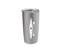 Kayak de navigation Sea Touring Kayaker Gobelet isotherme en acier inoxydable double paroi