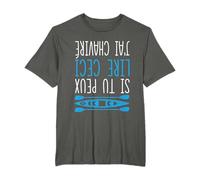 Kayak Drôle Si Tu Peux Lire Ceci J'ai Chaviré Canoë T-Shirt
