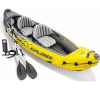 - Kayak Explorer K2 68307 NP Canoë gonflable 2 places en PVC avec accessoires