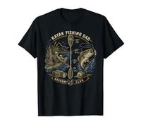 Kayak Fishing Dad Weekend Club River Pêcheur T-Shirt