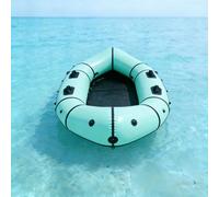 Kayak Gonflable 1-2 Personnes - Bateau Pneumatique Légers en PVC, Rapide À Gonfler, pour Rivière, Lac Et Pêche, Barque Gonflable Adulte avec Siège Confortable(Indigo)