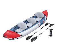 Kayak gonflable - BESTWAY - 65132 - Rapide X3 Hydro-Force™ - 381 x 100 cm, 3 places, 250 kg max, 2 pagaies, pompe