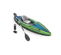 Intex - 68305NP - Set Kayak Challenger K1-1 Pers (Inclus Rame Et Gonfleur)