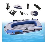 Kayak Gonflable Portable - Bateau de pêche, Radeau léger, motomarine Gonflable | Kayak de Poisson Stable, Bateau Durable à 3 Personnes, motomarine extérieure pour Les eaux de pêche Rafting Lake River