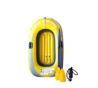 Kayak Gonflable Portable - Canoë Compact, Aviron de pêche | Bateau Gonflable Robuste et Pliable, Aviron Gonflable Robuste pour Aviron Solo, Tandem, dérive, lac, rivière, mer, Loisirs aériens