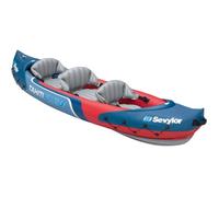 Kayak gonflable Sevylor Tahiti Plus - 2 adultes 1 enfant - Rouge et bleu
