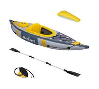 Rebel Electro – Kayak gonflable de randonnée RBA-4515 282x90 avec pagaie, pompe et siège