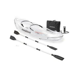 Kayak Gonflable Transparent avec Accessoires Paros InnovaGoods 312 cm 2 Places