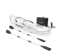 Kayak gonflable transparent - CELLUSTOP - 312 cm 2 places - 3 chambres - Kit accessoires (gonfleur, rames, sièges)