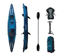 WattSUP Kayak gonflable Torpedo 1 place 365x72 cm Dropstitch Max 180 kg Pack complet Tous niveaux