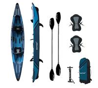 Kayak gonflable Wattsup TORPEDO 2 Places - 426x78 cm (13'9""x31"") - Dropstich 100% Haute Pression - Pack complet - Max 220 kg