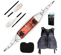 Kayak Heaven TT Oru Kayak - White + Gilet de sauvetage PFD Oru Kayak - Ensemble XS-M