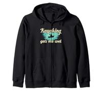 Kayak Humour Wet Citation Funny Paddling Lake Graphic Sweat à Capuche