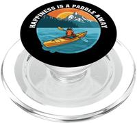 Kayak Kayaker Canoe Rafting-Pagaie Happiness-Paddle Kayak PopSockets PopGrip pour MagSafe