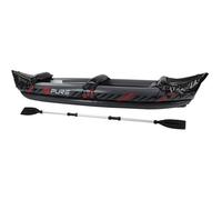 Pure4Fun - P4F150040 - Kayak Gonflable pour 2 Personnes avec pagaie en Aluminium - avec kit de réparation - Noir/Rouge - 325 x 81 x 53 cm